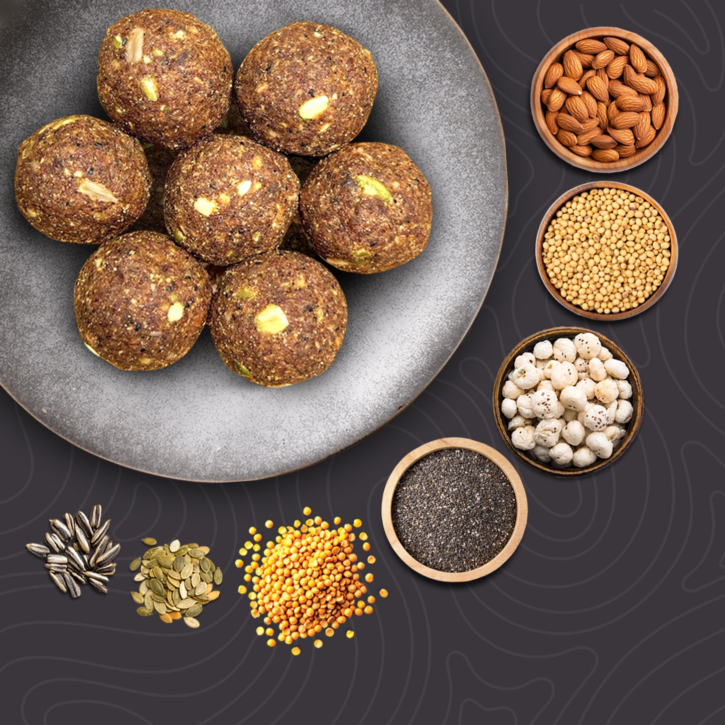 Protein Laddu - No Sugar - Ladduman